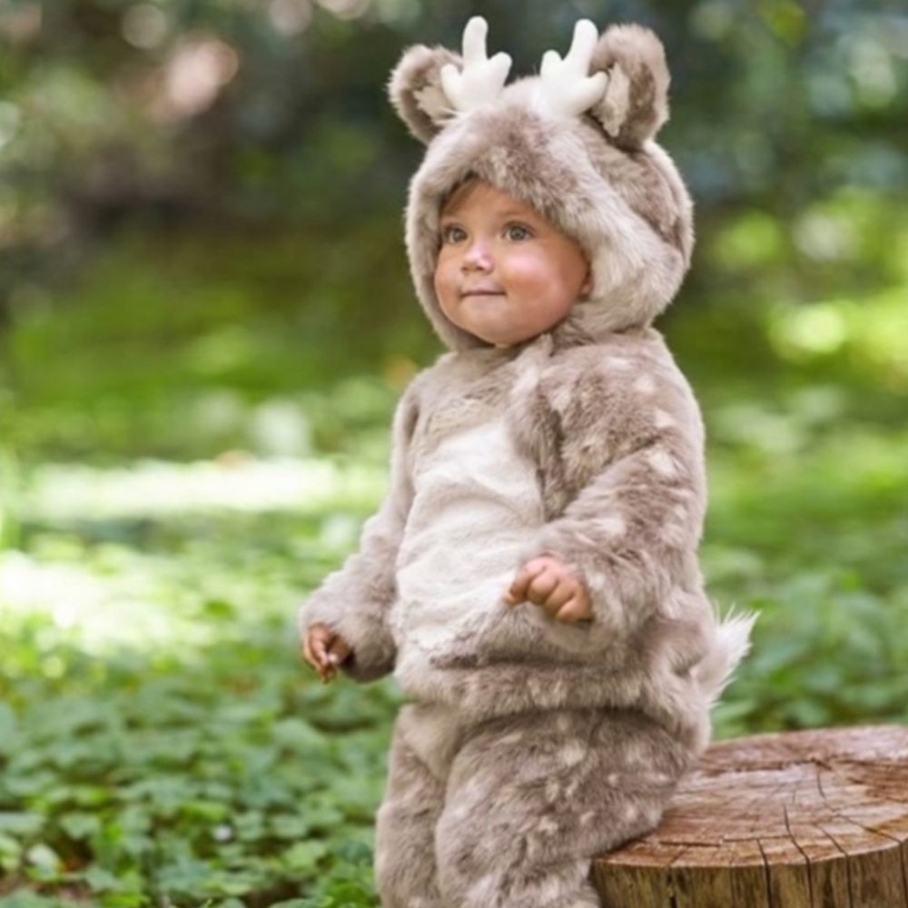 Pottery Barn Kids Baby Woodland Fawn Deer Halloween Costume 12-24M